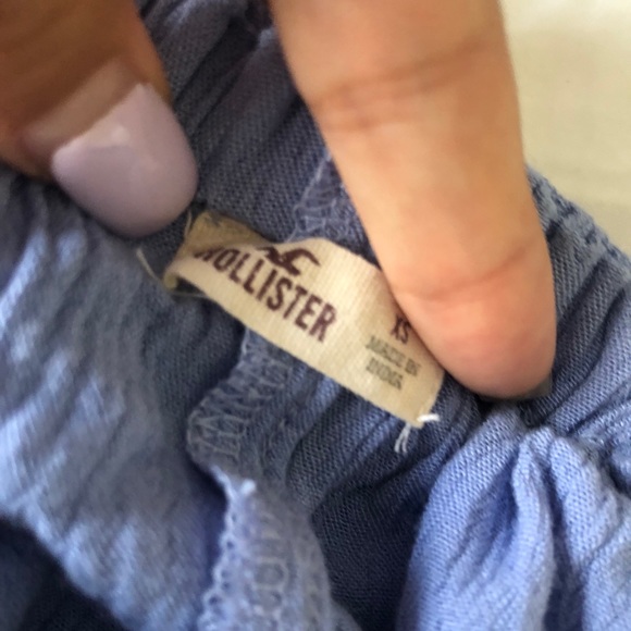 Holister Blue Crop Top - Picture 4 of 4